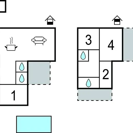 Дом отдыха 4 Bedroom Lovely In Krancici Babici